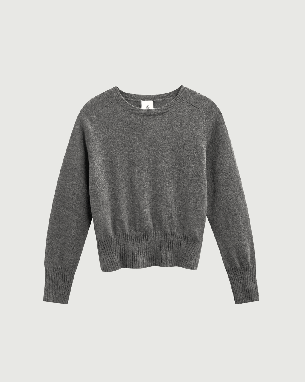 Grey Cashmere Sweater for Women – 100% Premium Cashmere Basic
