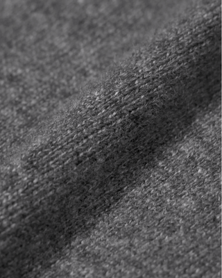Premium grey cashmere sweater, essential knit for women, 100% A-grade Kashmir cashmere with GOTS and Intertek certification.
