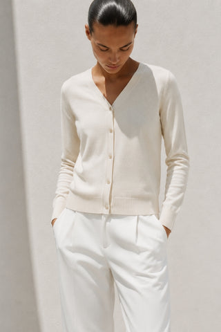 Silk cardigan - Nonchi Cashmere
