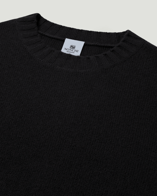The Alva Sweater - Black - Details - 100% Cashmere