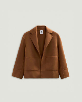 The Crop Buckingham Coat - Nonchi Cashmere