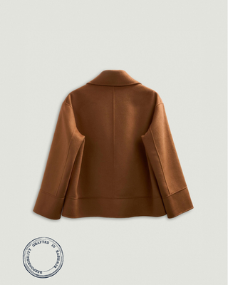 The Crop Buckingham Coat - Nonchi Cashmere