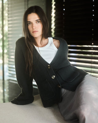 The Freja Cardigan - Nonchi Cashmere