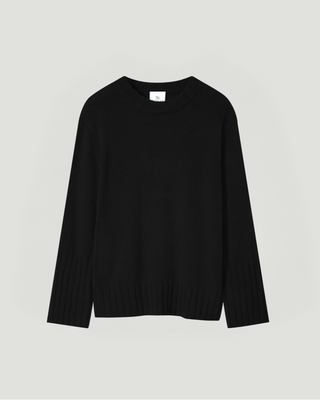The Havn Sweater - Black - Front