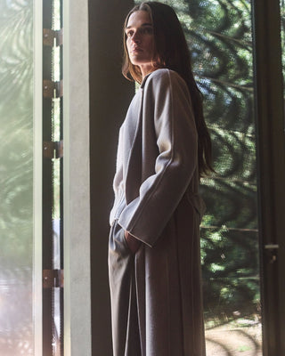The Isblom Coat - Nonchi Cashmere
